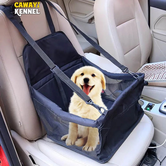 Dog Car Seat for Small Medium Dogs,Detachable Washable Dog Booster Seat Under 30lbs, Pet Car Seat Travel Bed with Storage Pockets and Dog Safety Belt Dog Car Seat Cover